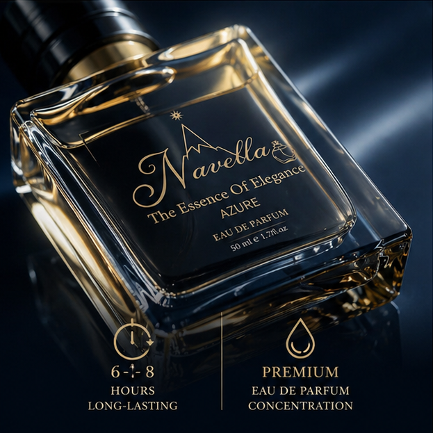 Navella Azure fragrance notes and premium Eau De Parfum details