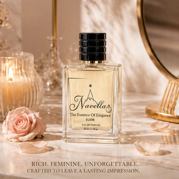 Navella Elixir women's long lasting perfume packaging