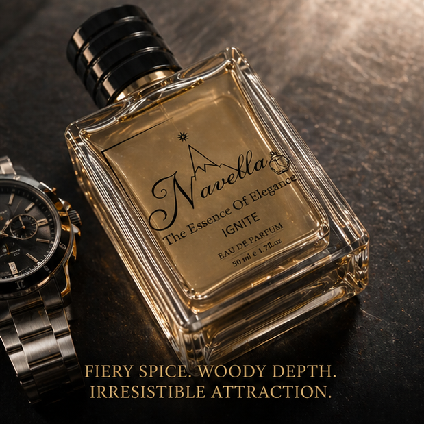 Navella Ignite cardamom and toffee fragrance notes