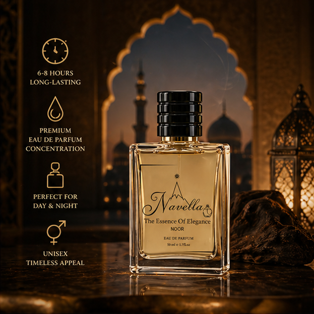 Navella Noor long lasting unisex perfume packaging
