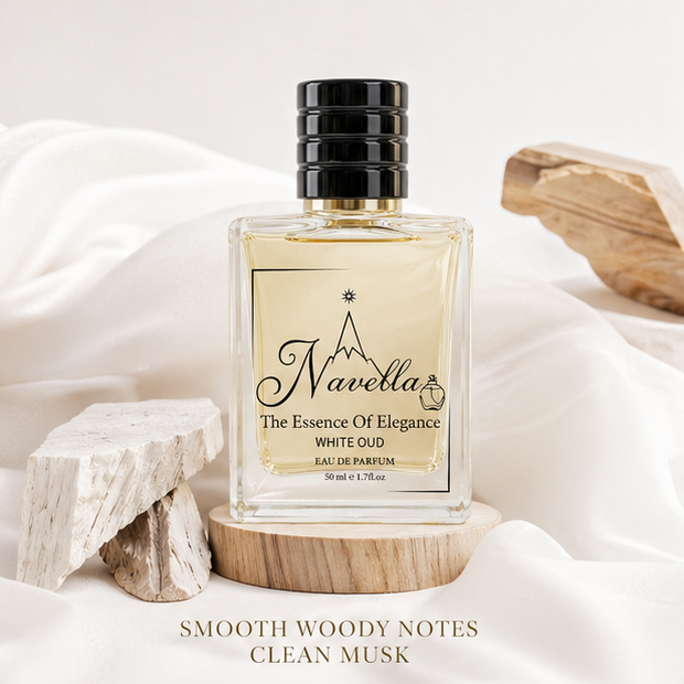 Navella White Oud perfume bottle - soft oud Eau De Parfum