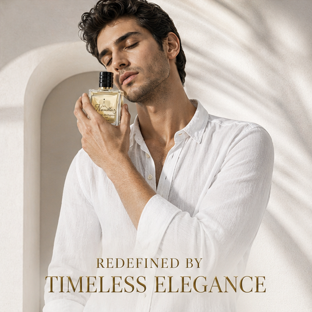 Navella White Oud refined oud perfume lifestyle image